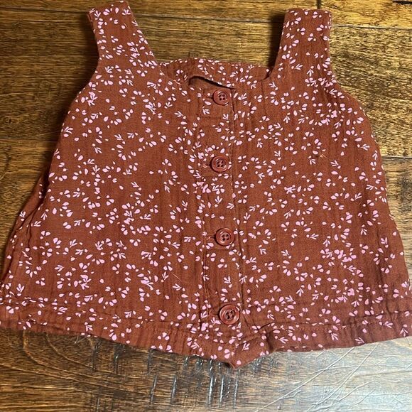 babyGap Crinkle Gauze Cargo Outfit Set, Smoked Paprika, size 18-24 months - Picture 3 of 11